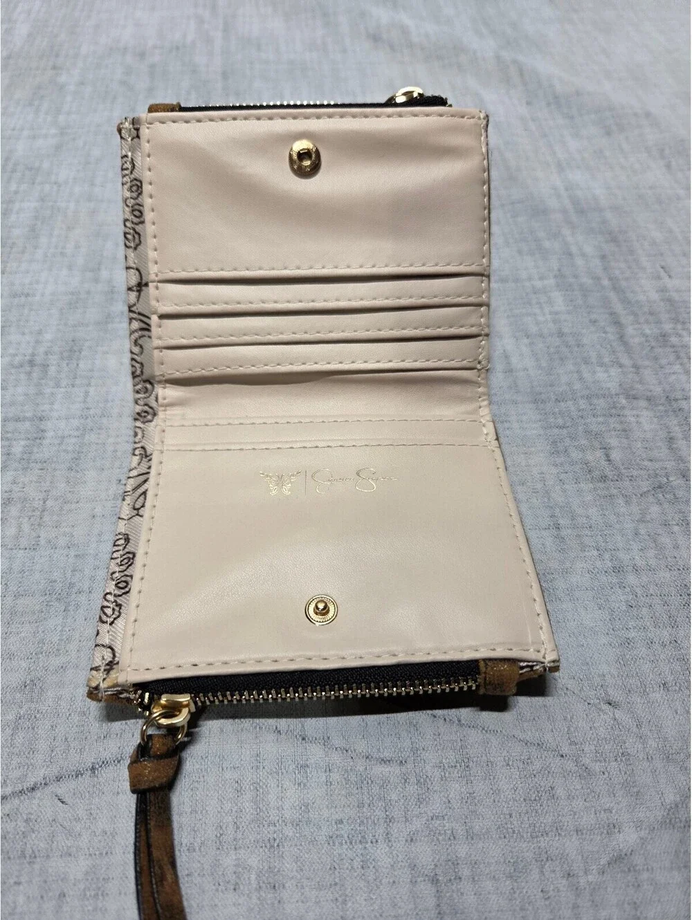 Jessica Simpson Leopard Print Small Wallet